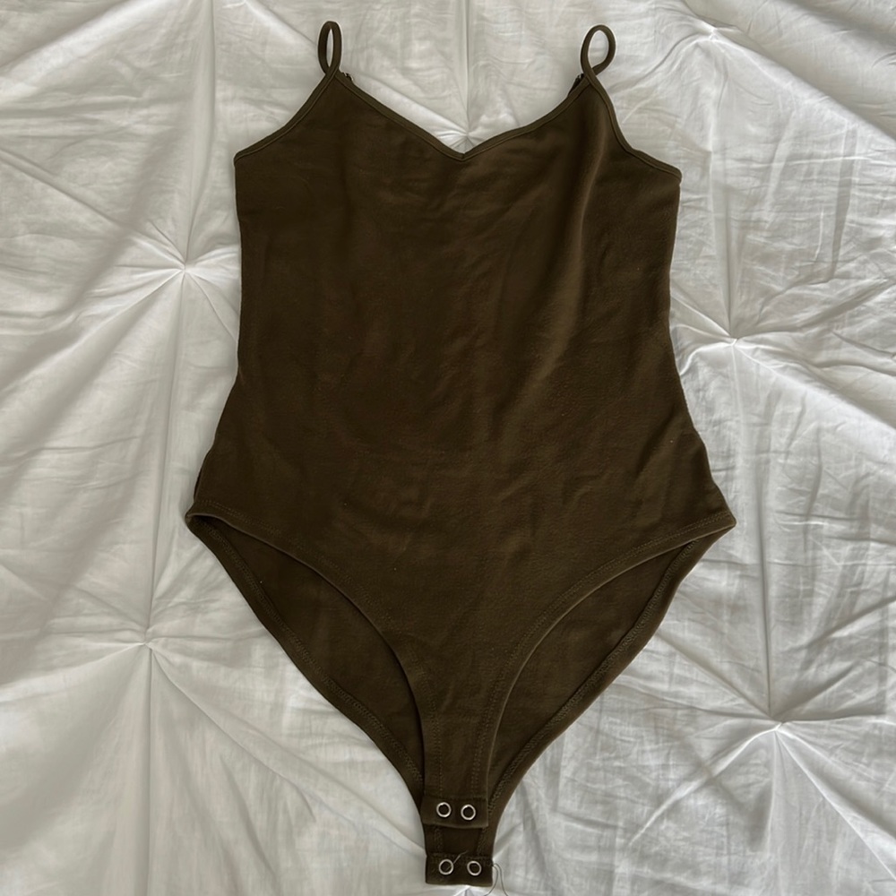 Forever 21 Olive green bodysuit size M
